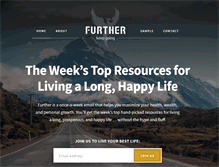 Tablet Screenshot of further.net