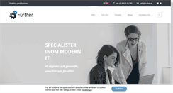 Desktop Screenshot of further.se