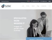 Tablet Screenshot of further.se